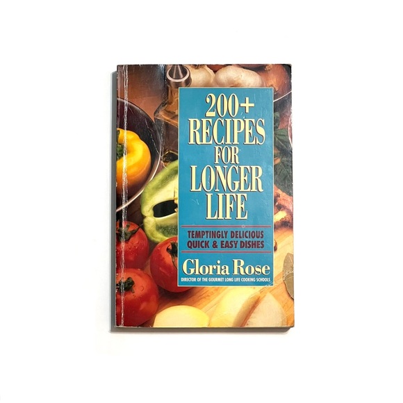200+ Recipes for Longer Life Temptingly Delicious Quick Easy Dishes Cook Book - Picture 1 of 10